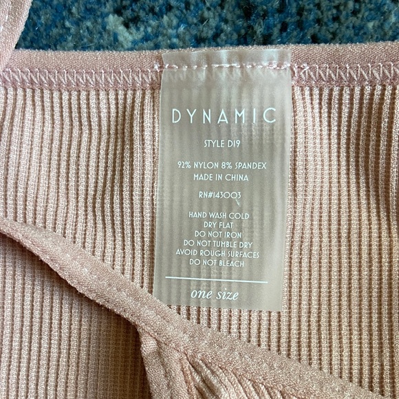 Pink Ribbed Women's Top from Dynamic - Picture 3 of 3